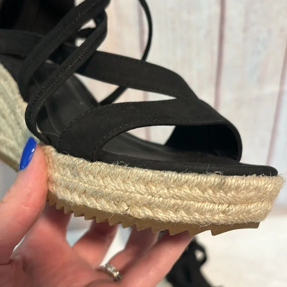 NWOT Eileen Fischer Wanda Tumbled Nubuck Espadrille